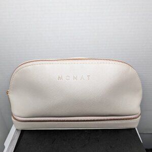 Monat Light pink make-up/jewellry travel bag case with rose gold zipper